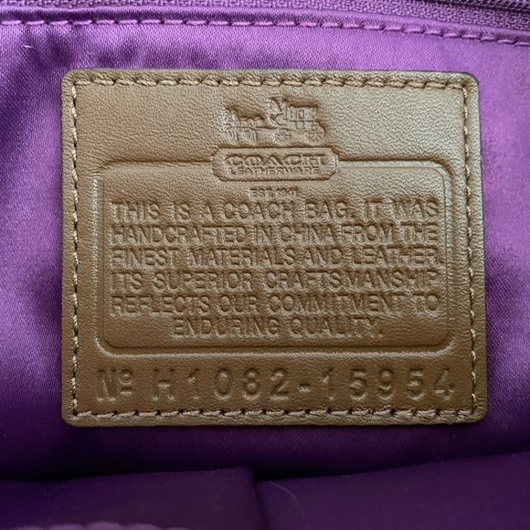 Coach~ embossed Madison with dust bag.   Lowering price today! - Picture 5 of 6